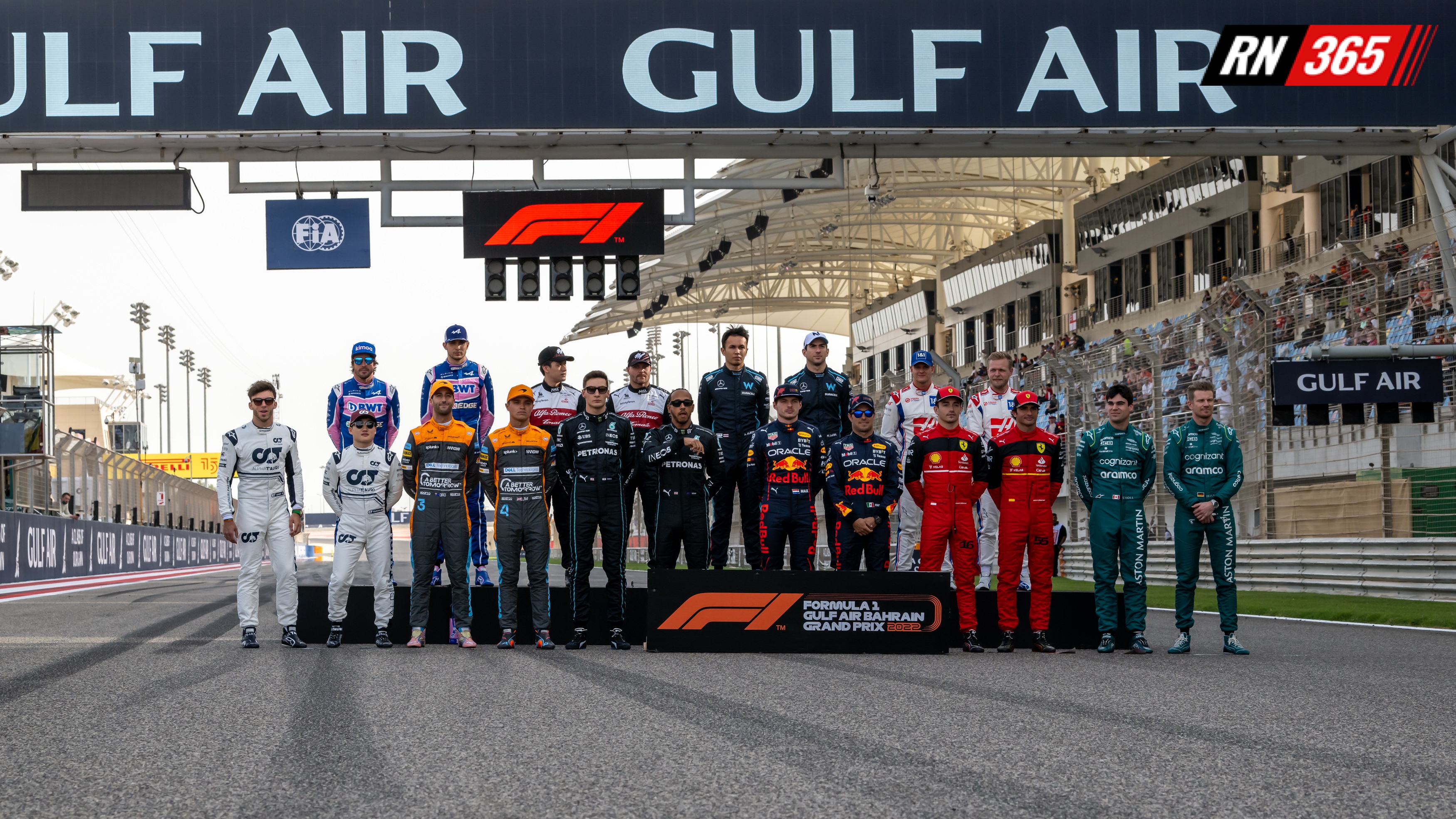 2022 F1 Grid Picture